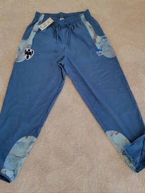 RARE PUMA x KidSuper Studios x C.F. Monterrey Travel Pants Blue NWT Size L
